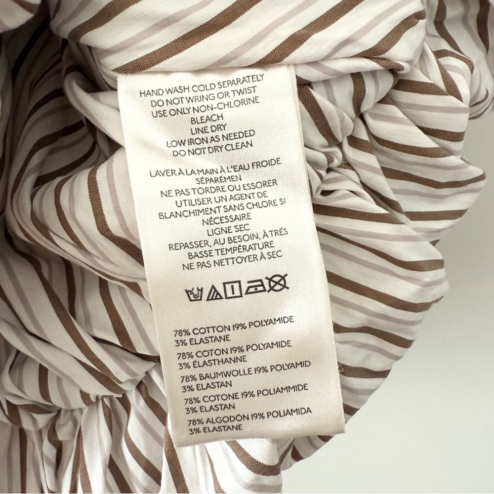 Anthropologie Striped Mini Dress - White and Black - Picture 6 of 6